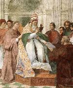 RAFFAELLO Sanzio Gregory IX Approving the Decretals oil painting reproduction